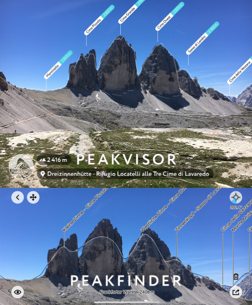 تحميل peakfinder مهكر للاندرويد peakfinder.4.7.7.APK.2026 آخر إصدار 6